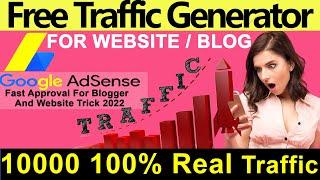 Free Website Traffic Generator 2022 | Adsense Approve | Getthit.com