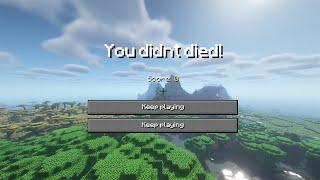 Never die again in Minecraft