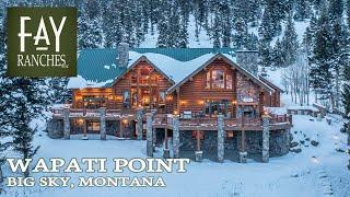 Montana Luxury Home For Sale | 9,437± SF | Wapati Point | Big Sky, MT