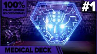 System Shock 1 Remake 100% Cinematic Walkthrough (Hard, All Collectibles) 01 MEDICAL DECK