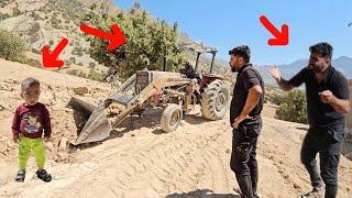 Documentary about the life of Sifla and Arad, the arrival of the tractor to smooth the kitchen area