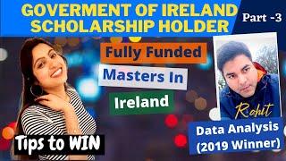 Fully Funded Scholarship Ireland |GOI-IES| Data Analysis| Government of Ireland Scholar- 2019|Part-3