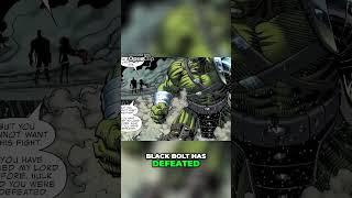 Hulk vs BlackBolt: EPIC Battle of Power