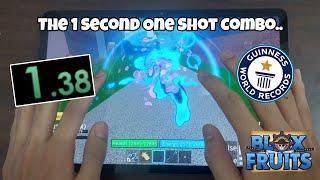 I Found The 1 Second One Shot in Mobile! (With Handcam) | Blox Fruit