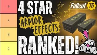 ALL 4 Star Legendary Armor & Power Armor effects RANKED - best and worst mods | Fallout 76