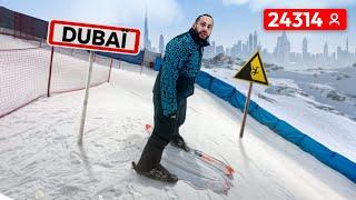 J'AI FAIT DU SKI A DUBAÏ EN LIVE IRL (j'suis tombé)