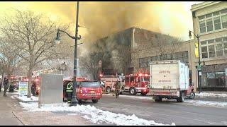 Buffalo firefighter killed in four-alarm fire on Main Street