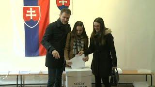 Leader of opposition Olano party, Igor Matovic, votes | AFP