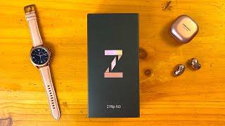 Samsung Galaxy Z Flip 5G (Mystic Bronze) Unboxing & First Impressions!