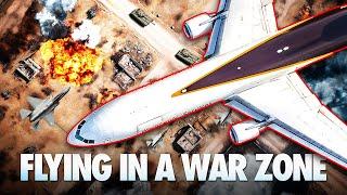 Can you FLY through an ACTIVE Warzone?!