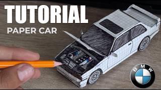 Tutorial Papercraft Inspired E30