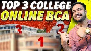 Top 3 Online BCA Colleges in India | Best Online College for BCA!