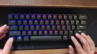 How to change RGB lighting on Razer Huntsman Mini