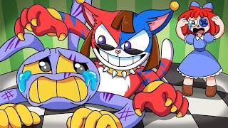 NEW AMAZING DIGITAL CIRCUS // CAT POMNI ATTACK JAX?! Ep 2 Toony Toons UNOFFICIAL 2D ANIMATION