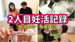 【2人目妊娠報告】妊活準備開始～胎嚢確認までの妊活日記