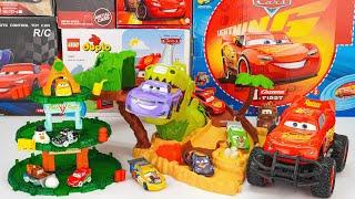 Disney Pixar Cars Unboxing Review | Lightning McQueen | Disney Pixar Car Dinosaur Playground Playset