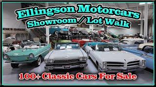 Ellingson Motorcars Classic Cars LOT WALK / Showroom Tour in Rogers Minnesota June of 2024