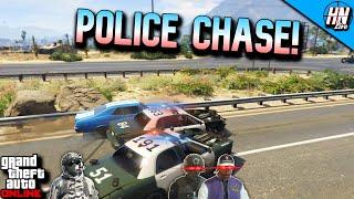 VAMOS vs POLICE GTA 5 MANHUNT!