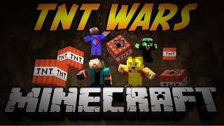 Minecraft BRAND NEW MINIGAME - TNT Wars - "LUCKY SHOT" w/ Palmerater and friends