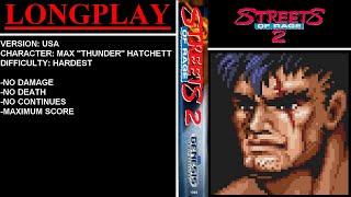 Streets of Rage 2 [USA] (Sega Genesis) - (Longplay - Max "Thunder" Hatchett | Hardest Difficulty)