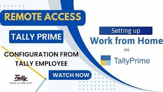 Remote Access in TallyPrime  || Use Tally In 2 System || Configuration from Tally Employee