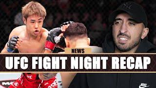 HORRIBLE Injury. UFC Fight Night REACTION - Perez vs Taira | MMArcade News