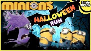 Minions Halloween Chase | Brain Break | Brain Breaks for kids| Kids exercise | Halloween Run