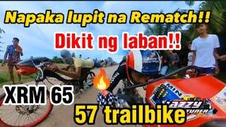 Napakalupit na Rematch to! Dikit ang laban ng XRM 65 vs 57 Trail bike!