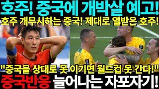 [중국반응] 호주! 중국에 개박살 예고! 중국 vs 호주전 경기전 중국반응! 북중미 월드컵 아시아 3차예선 바레인 인도네시아 중국 호주 사우디아라비아 일본 대한민국 요르단 중국축구