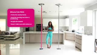 What dance pole is the best? Chrome vs. Silicone pole