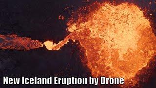 New Iceland Volcano Eruption – Drone