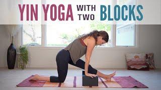 Full Body Yin With Two Blocks | Devi Daly Yoga