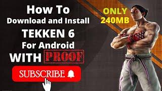 How To Download and Install TEKKEN 6 for Android [ONLY240MB]Technical Ankit/Plz Subscribe my channel