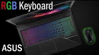 How to Setup Keyboard RGB Lighting Effect on ASUS Gaming Laptops