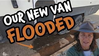 Our NEW caravan FLOODED!