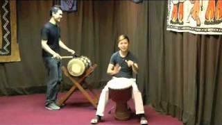 Djembe Solo (Beginner / Intermediate) Demo : Djagbe