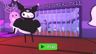 KUROMI  HELLO KITTY BARRY'S PRISON RUN! Obby #roblox