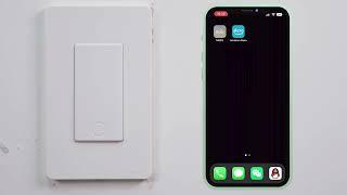 MOES smart light switch, under 2.4Ghz WiFi compatible with Smart Life and MOES App, no hub required