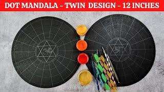 Dot Mandala on MDF | Dot mandala for beginners | Mandala Art | 149 | 2023 | ATM Creations