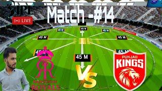 IPL 2008 Live : Match -#14 PUNJAB vs Rajasthan | Real Cricket 24 ™ | #rc24 #rrvspk