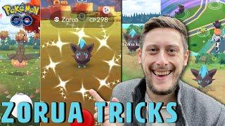 2 TRICKS For *Shiny Zorua* You NEED TO KNOW in Pokemon GO!