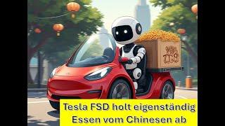 Tesla FSD holt eigenständig Essen vom Chinesen ab