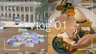 A Cozy Saturday in Hong Kong | Vlog 01: Central, Board Games, Cooking Dinner | Golden Astrolabe