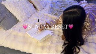 SUNDAY RESET VLOG I SELFCARE I CLEANING preparing for the next week