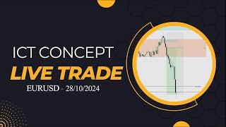 بررسی پوزیشن فروش یورو  #فارکس #trading #icttrading