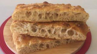 FOCACCIA SENZA IMPASTARE con 1 grammo di lievito