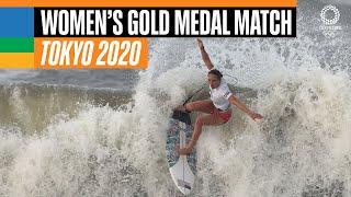 Full Surfing Women's Gold Medal Match | Tokyo Replays