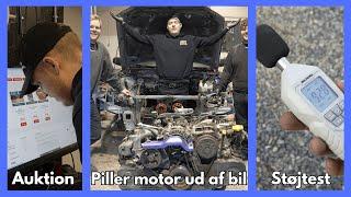 VLog - Byder på auktioner, Støjtester Kawa og piller motor ud af bil!