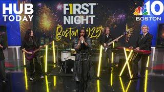 R&B artist Nancia performs special First Night Boston song