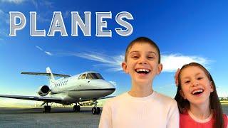 Airplanes for Kids | Planes for Kids | Fun Learning with Alex Kids Fun